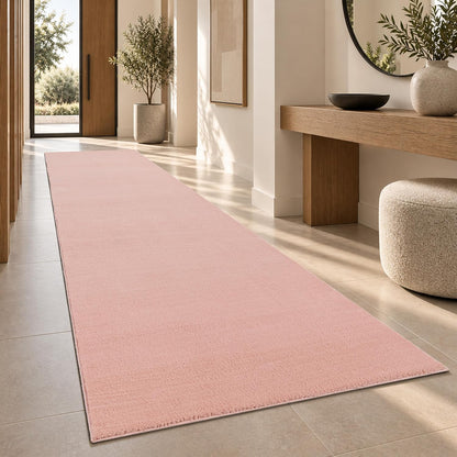 Tapis Salon Chambre Adulte Poils Ras Lavable En Machine Uni Moelleux, Dimension:160X220 Cm, Couleur:Beige Foncé